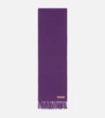 Acne Studios Fringe Wool Scarf – Skinny - Image 2