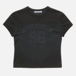 Acne Studios Fitted Logo T-Shirt