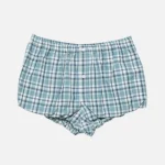 Acne Studios Gathered Check Shorts