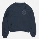 Acne Studios Logo Sweatshirt Dark Navy